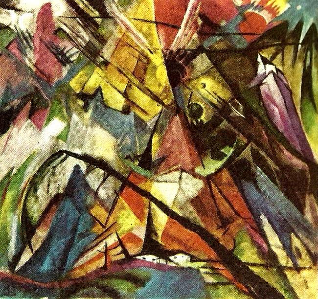 Franz Marc tirol oil painting image